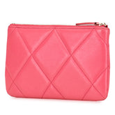 Small Lambskin 19 O Case Pouch